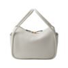 Lederhandtasche in White 18cm - Image 3