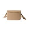 Leder-Schultertasche mit Überschlag in Sandbeige 15cm - Image 3