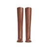 Leder-Kniestiefel in Brownzucker 9cm - Image 2