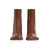 Leder-Stiefeletten in Brownzucker 7.5cm - Image 3