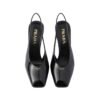 Leder Slingback-Pumps Black 8.5cm - Image 3