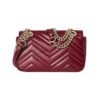 GG Marmont Mini-Schultertasche Gucci Red 22cm - Image 3