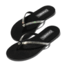 Wildleder-Kid-Leder & Strass Black & Silver - Image 2