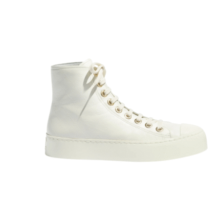 Bedrucktes Lammleder White