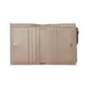Brieftasche aus GreyBrownem Nappaleder mit FF-Muster 9.5cm - Image 4
