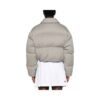Jacquard Daunenjacke Beige - Image 4