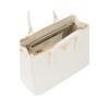 Große Galleria Saffiano-Ledertasche White 24cm - Image 4