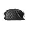 Kleine Marmont Schultertasche Chevron-Muster 24cm - Image 4