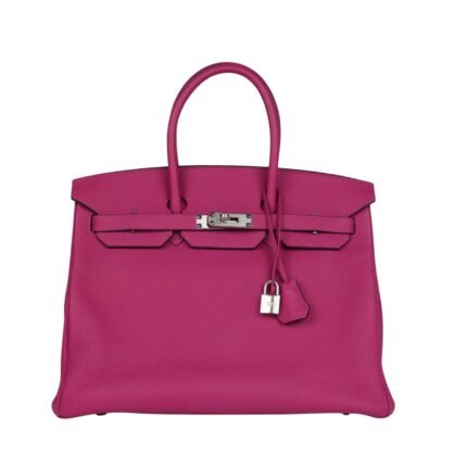 Rose Pourpre Togo mit Palladium-Beschlägen 35cm