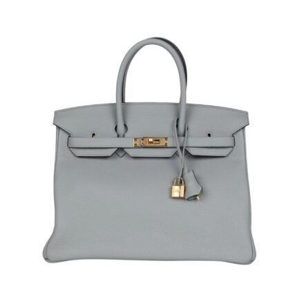 Bleu Glacier Togo Goldbeschläge 35cm