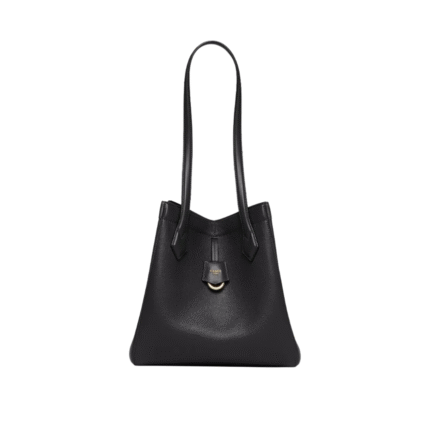Umwandelbare Ledertasche in Black  27cm