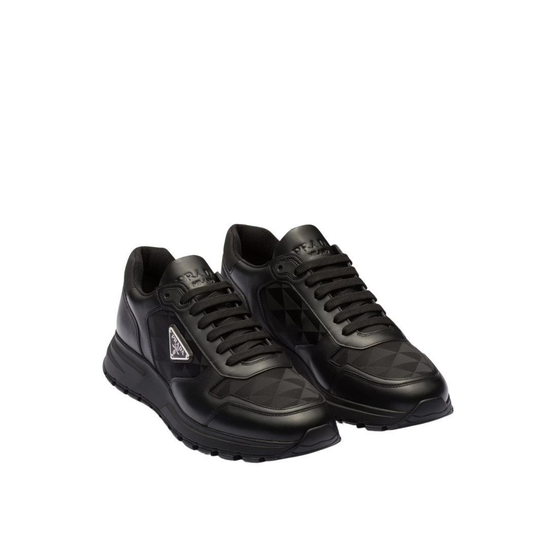 ОБРАЗЕЦ (13) Lederne high-top Sneakers Black - Image 1