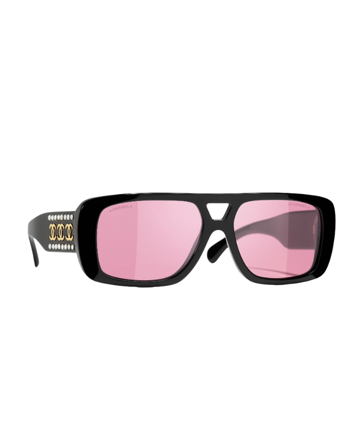 ОБРАЗЕЦ Pilotenbrille Black/Light Pink - Image 1