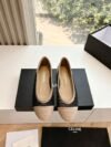 Raffia Ballet Flats Black und Beige - Image 5