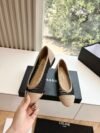 Raffia Ballet Flats Black und Beige - Image 4