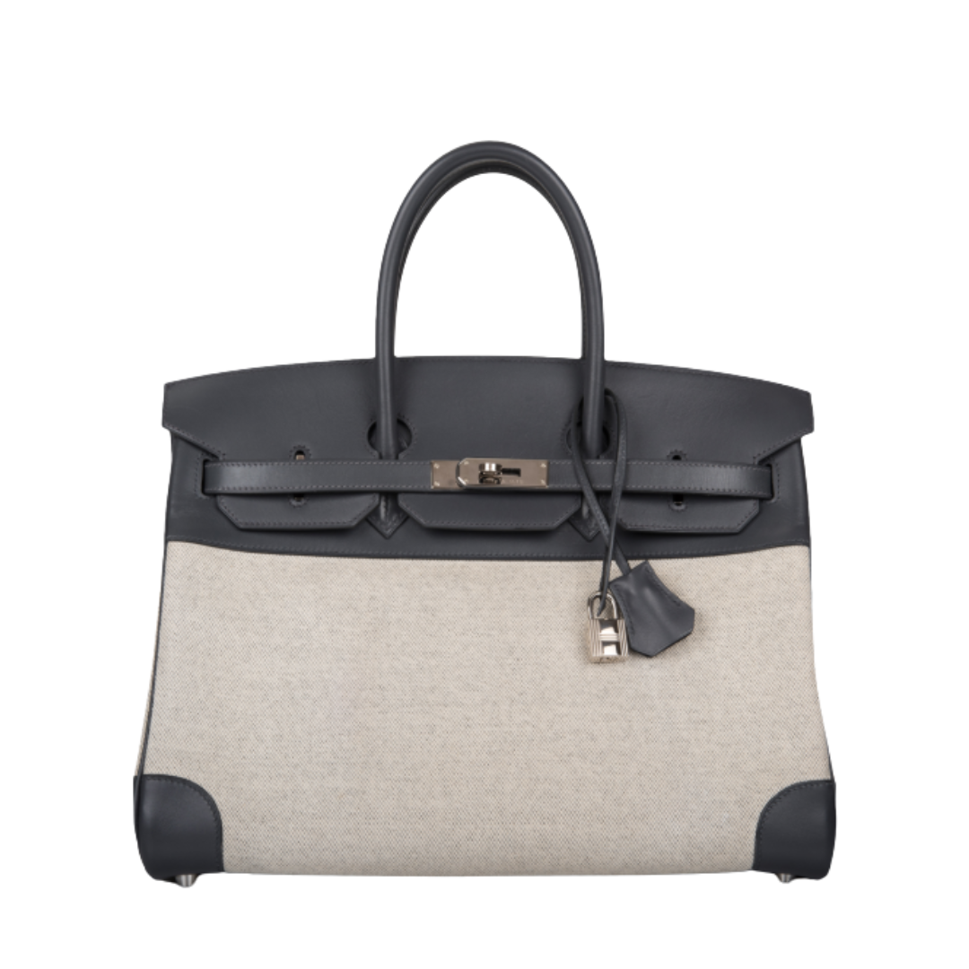 ОБРАЗЕЦ (16) Barenia und Toile Birkin 35 cm - Image 1