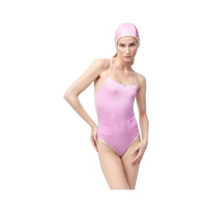 Swimsuit Light Pink/White