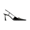 Slingback Black 7.5 cm