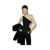 One-Shoulder Black - Image 2