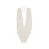 Backless V-Halter CremeWhite - Image 2