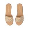 Lily Flat Mule Beige/Brown - Image 3