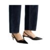 Slingbacks LackBlack 5 cm - Image 3