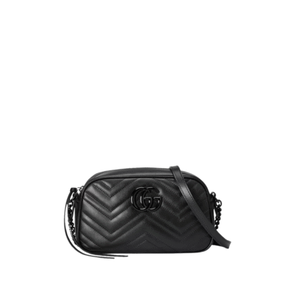 Kleine Marmont Schultertasche Chevron-Muster 24cm
