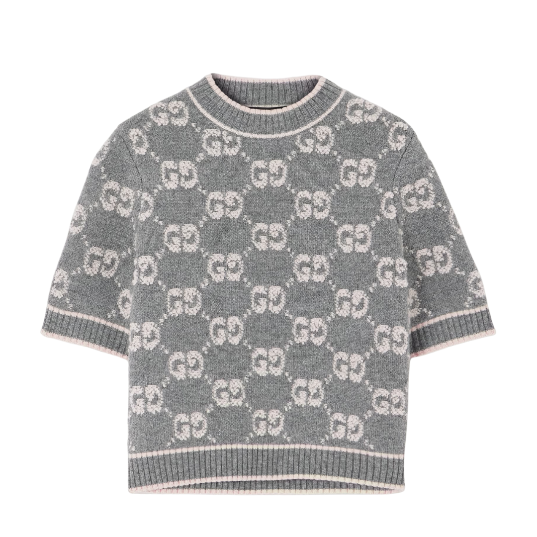 1 T-Shirt Jacquard Grey - Image 1