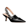 Slingback Pump aus Leder