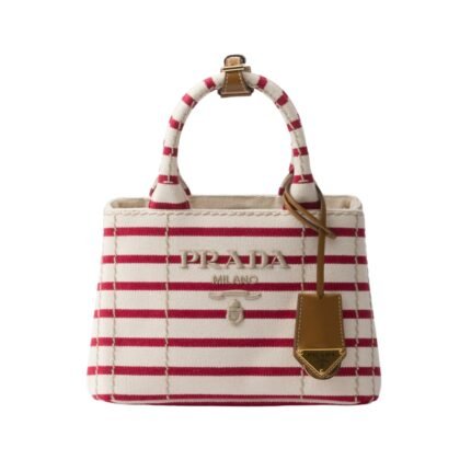 Striped Cotton Canvas Yellow/Red 15 cm