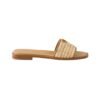 Leather Slides Natur