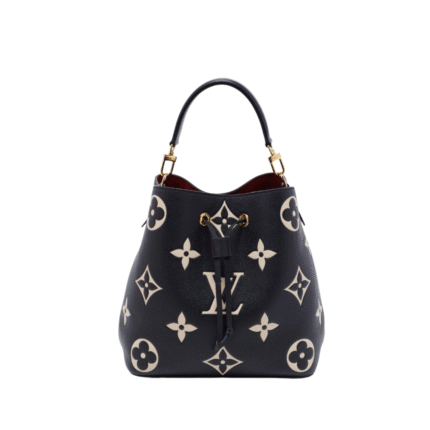 Bicolor Monogram Black 26 cm