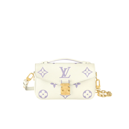 Pochette Métis East West White/Lavender 21.5 cm