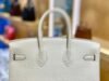 Birkin Togo 25 Whitee/Creme - Image 8