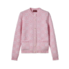 Cardigan LightLight Pink und White