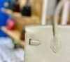 Birkin Togo 25 Whitee/Creme - Image 9