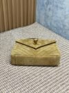 College Quilted Suede Beige 24 cm - Image 4