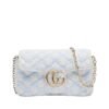GG Marmont White/Blue 17 cm