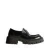 Tractor Moccasins Black  20 mm