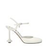 Strap Pump White 9 cm