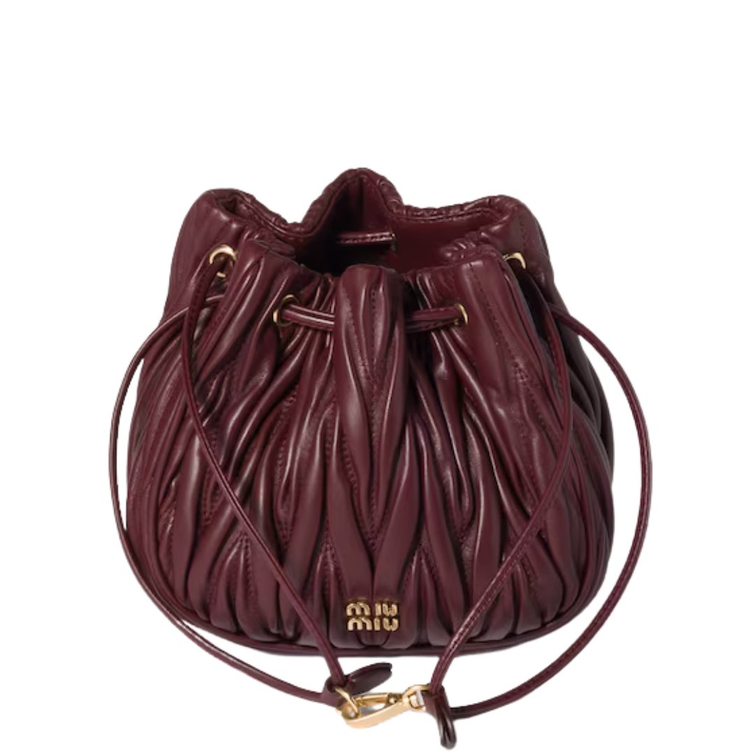 1 Quilted Nappa Bordeaux 14 cm - Image 1