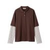 Jersey Brown/White