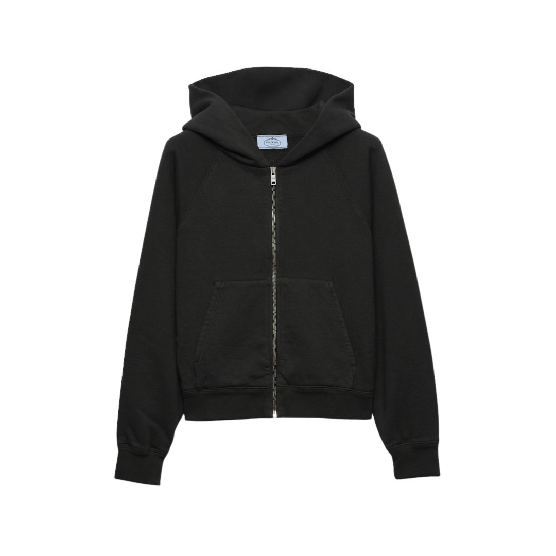 1 Cotton Zipper Black - Image 1