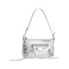 Shoulder Bag Silver 25 cm - Image 2