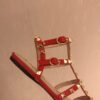 Rockstud Ledersandalen Red - Image 3