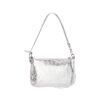 Shoulder Bag Silver 25 cm - Image 3