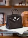 Birkin 40 Chocolate Togo 40 cm - Image 6