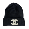 Cashmere beanie Black