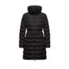 Flammette Daunenmantel Black