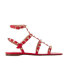Rockstud Ledersandalen Red